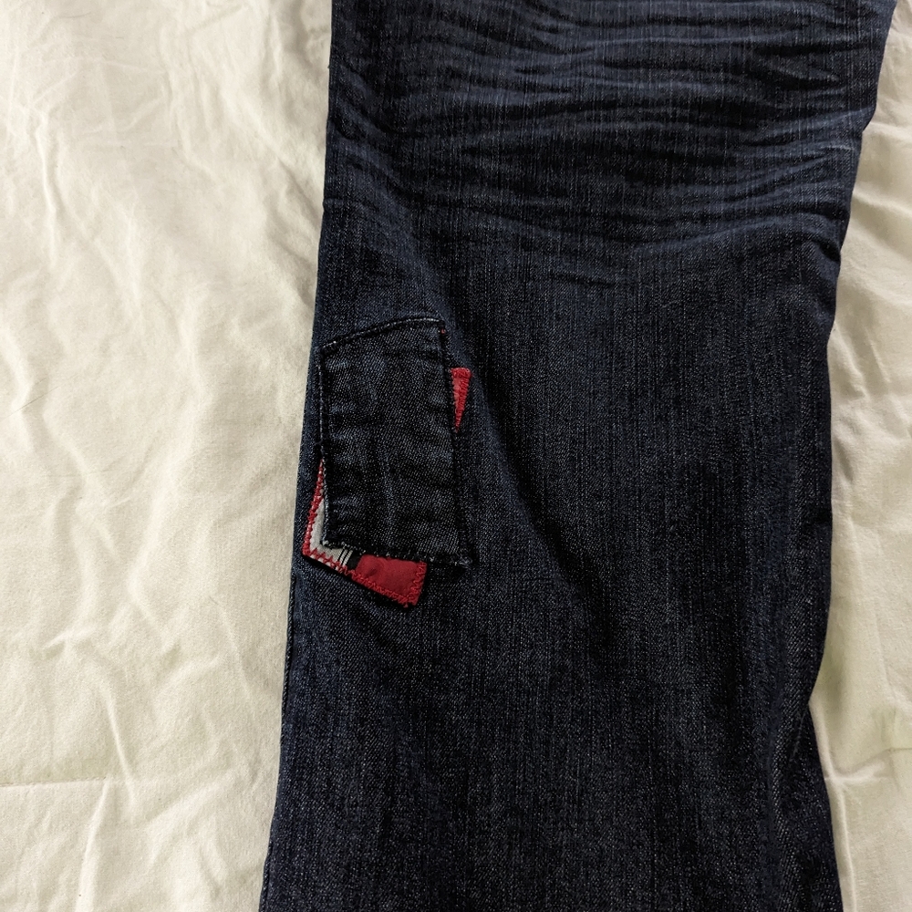 COOGI Patchwork Dark Denim Jeans - Picture 11 of 16